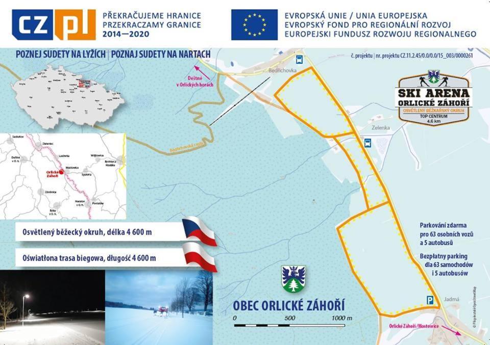 Apartman Orlicke Zahori Bagian luar foto